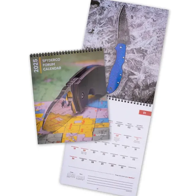 2025 Wall Calendar-Spyderco New