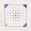 Bandana Ivory with Red and Blue Bugs-Spyderco