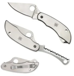 ClipiTool® Plain/ Serrated-Spyderco Online