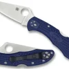 Delica® 4 Blue FRN M390 Exclusive-Spyderco Sale