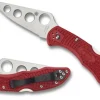 Delica® 4 FRN Red Trainer-Spyderco Sale