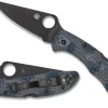 Delica® 4 Gray-Blue Zome Super Blue Black Blade Sprint Run®-Spyderco Hot