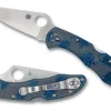 Delica® 4 Gray-Blue Zome Super Blue Sprint Run®-Spyderco Best