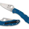Delica® 4 NLEOMF Lightweight Blue Flat Ground-Spyderco Best