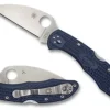 Delica&reg; 4 Dark Navy FRN CPM 20CV Wharncliffe Exclusive-Spyderco Clearance