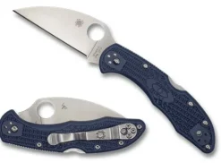 Delica&reg; 4 Dark Navy FRN CPM 20CV Wharncliffe Exclusive-Spyderco Clearance