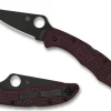 Delica&reg; 4 Lightweight Micro-Melt&reg; PD#1 Black Blade-Spyderco