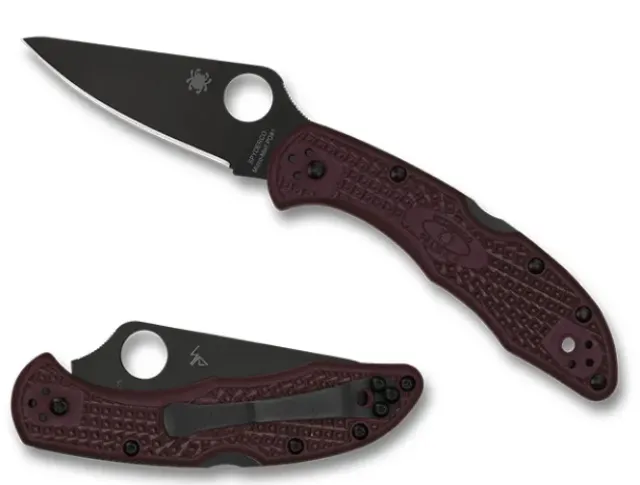 Delica® 4 Lightweight Micro-Melt® PD#1 Black Blade-Spyderco