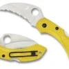 Dragonfly™ 2 Salt® FRN Yellow Hawkbill-Spyderco Hot
