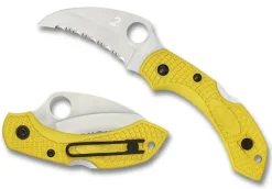 Dragonfly™ 2 Salt® FRN Yellow Hawkbill-Spyderco Hot
