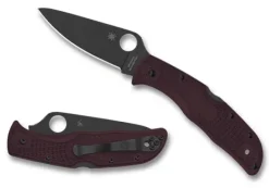 Endela&reg; Lightweight Micro-Melt&reg; PD#1 Black Blade-Spyderco Best