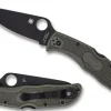 Endela&reg; OD Green FRN CPM CRU-WEAR Black Blade Exclusive-Spyderco Best