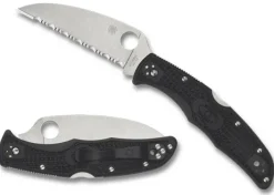 Endura® 4 FRN Black Wharncliffe-Spyderco Outlet