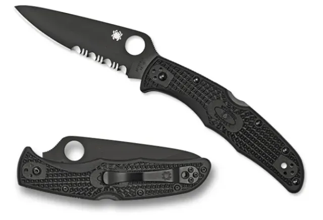 Endura® 4 FRN Black/Black Blade-Spyderco Online