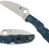 Endura® 4 Lightweight Blue Wharncliffe K390-Spyderco Discount