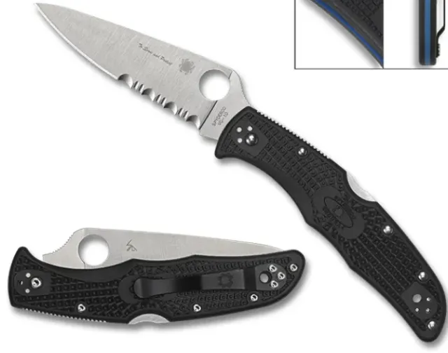 Endura® 4 Lightweight Thin Blue Line-Spyderco Clearance