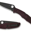 Endura&reg; 4 Lightweight Micro-Melt&reg; PD#1 Black Blade-Spyderco Clearance