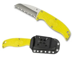 Enuff™ Salt® FRN Yellow Sheepfoot-Spyderco