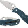 LeafJumper™ Blue Lightweight K390-Spyderco Hot