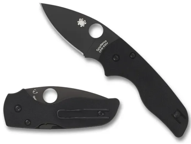 Lil' Native® G-10 Black / Black Blade-Spyderco Sale