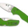 Lil' Native® Neon Green G-10 CPM 20CV Exclusive-Spyderco Best