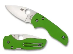 Lil' Native® Neon Green G-10 CPM 20CV Exclusive-Spyderco Best