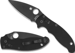Manix® 2 Black G-10/Black Blade-Spyderco Hot