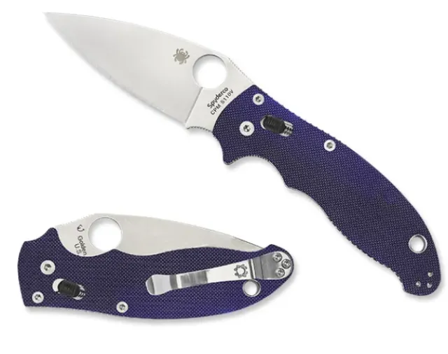 Manix® 2 Dark Blue G-10 CPM S110V-Spyderco Discount