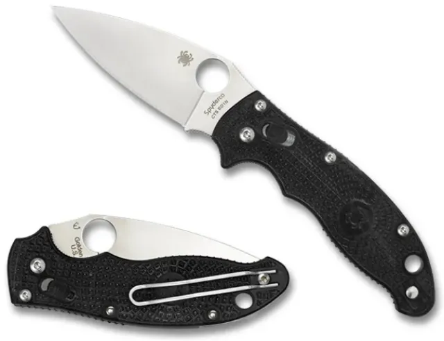 Manix® 2 Lightweight FRCP Black-Spyderco Hot