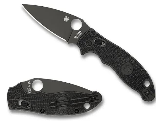Manix® 2 Lightweight FRCP Black/Black Blade-Spyderco Outlet