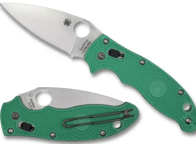 Manix® 2 Lightweight FRCP Mint Green CPM M4 Exclusive-Spyderco Clearance