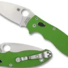 Manix® 2 Neon Green G-10 CPM 20CV Exclusive-Spyderco New