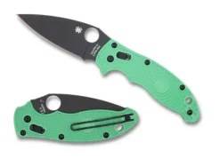 Manix&reg; 2 Lightweight FRCP Mint Green CPM M4 Black Blade Exclusive-Spyderco Outlet