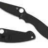Military™ 2 Black G-10 Black Blade-Spyderco Best