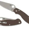 MILITARY™ 2 BROWN G-10 CPM® 15V® SPRINT RUN®-Spyderco