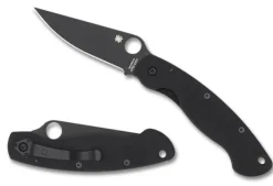 Military™ Model G-10 Black / Black Blade-Spyderco Online