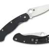 Military™ Model G-10 Black Left Hand-Spyderco Online