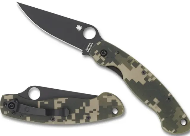 Military™ Model G-10 Camo / Black Blade-Spyderco Sale