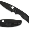 Native Chief™ Black Lightweight Black Blade-Spyderco