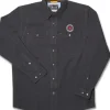 Orvis® Men's Tech Chambray Work Shirt Black Long Sleeve-Spyderco Outlet