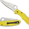 Pacific Salt® 2 FRN Yellow-Spyderco Sale
