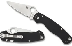 Para Military® 2 Black G-10 SpyderEdge™-Spyderco