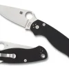Para Military® 2 G-10 Black PlainEdge™-Spyderco Sale
