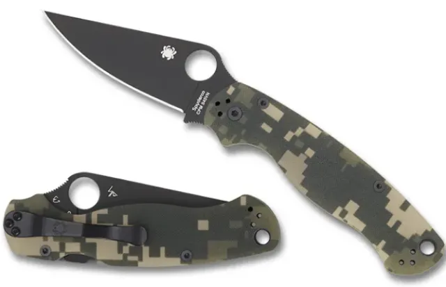 Para Military® 2 G-10 Camo/Black Blade-Spyderco Sale