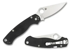 Para Military® 2 Left Hand G-10 Black-Spyderco Sale