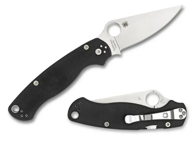 Para Military® 2 Left Hand G-10 Black-Spyderco Sale