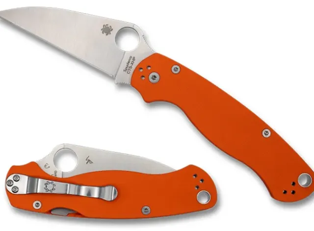 Para Military® 2 Orange G-10 CTS XHP Wharncliffe Exclusive-Spyderco Online