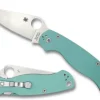 Para Military® 2 Teal G-10 CPM S90V Exclusive-Spyderco Sale