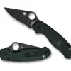 Para&reg; 3 Lightweight Deep Forest Green FRN CPM CRU-WEAR Black Blade Exclusive-Spyderco Hot