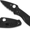 Persistence® Lightweight Black Blade SpyderEdge-Spyderco Clearance